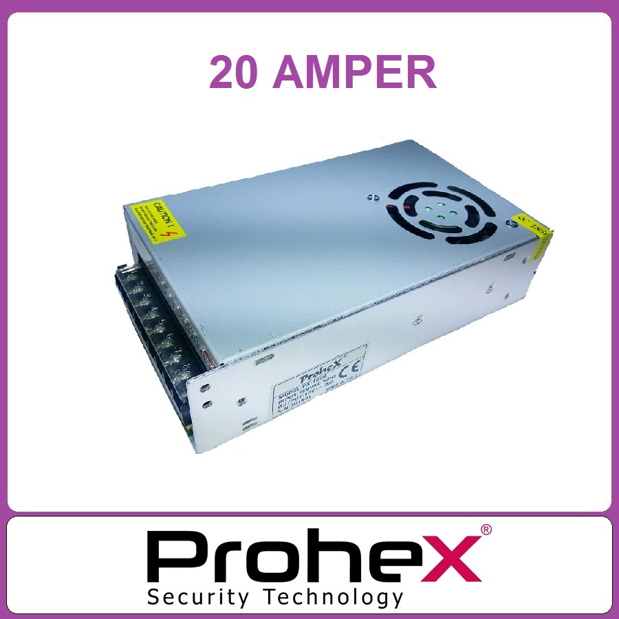 12V 20 Amper Adaptör
